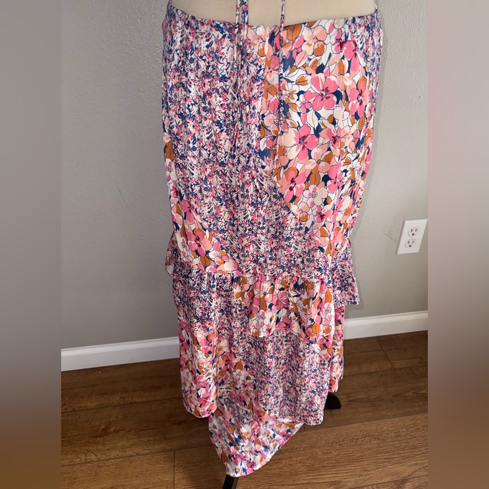 Hello Molly Pink Floral Halter Maxi Dress - Picture 8 of 11